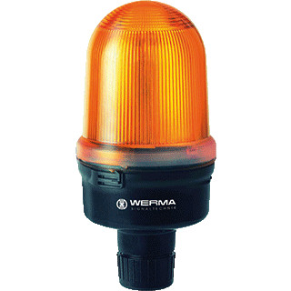 Werma Permanente lamp-buismontage-12-240vac/DC oranje