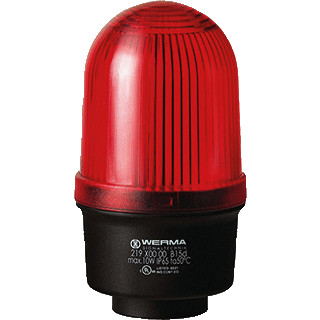Werma Permanente lamp-buismontage-12-240vac/DC rood