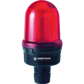Werma Permanente lamp-buismontage-12-240vac/DC rood