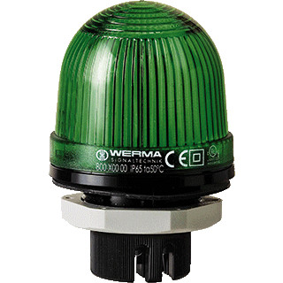 Werma Permanente lamp-inbouwmontage-12-240vac/DC groen