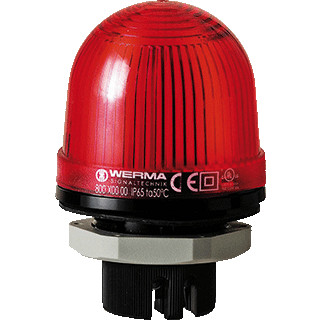 Werma Permanente lamp-inbouwmontage-12-240vac/DC rood