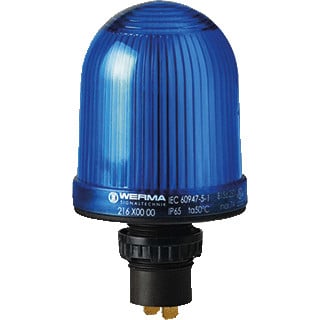 Werma Permanente lamp-inbouwmontage-12-48vac/DC blauw