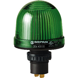 Werma Permanente lamp-inbouwmontage-12-48vac/DC groen
