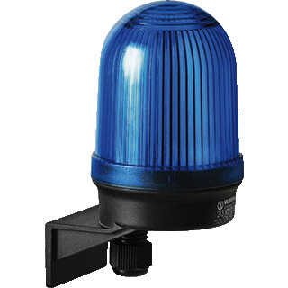 Werma Permanente lamp-zijdelingse montage-12-240vac/DC blauw