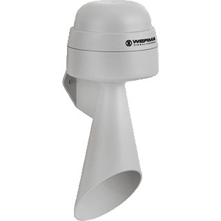 Werma Signaalhoorn-zijdelingse montage-continue toon 115-230vac grijs