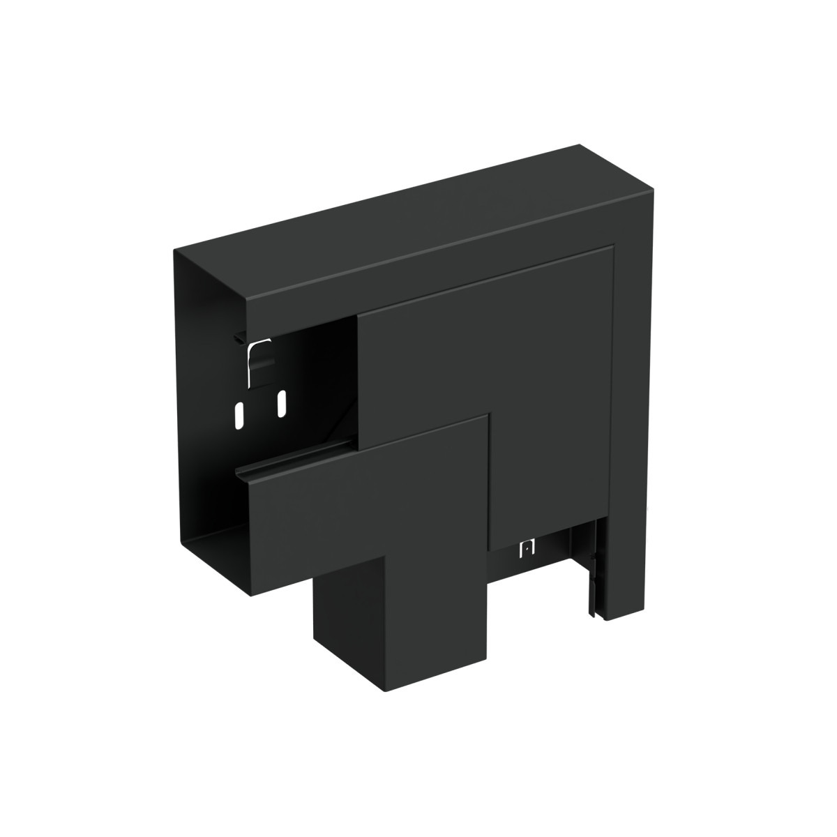 WGX Vert. hoekstuk +D LSN-170/72 R9017/30