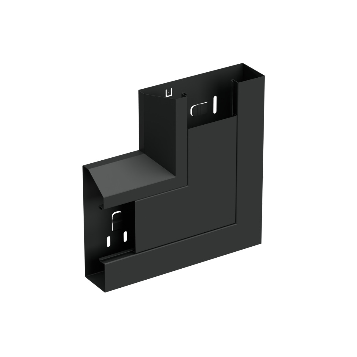 WGX Vert. hoekstuk +D lsu-165V/52 R9017/30