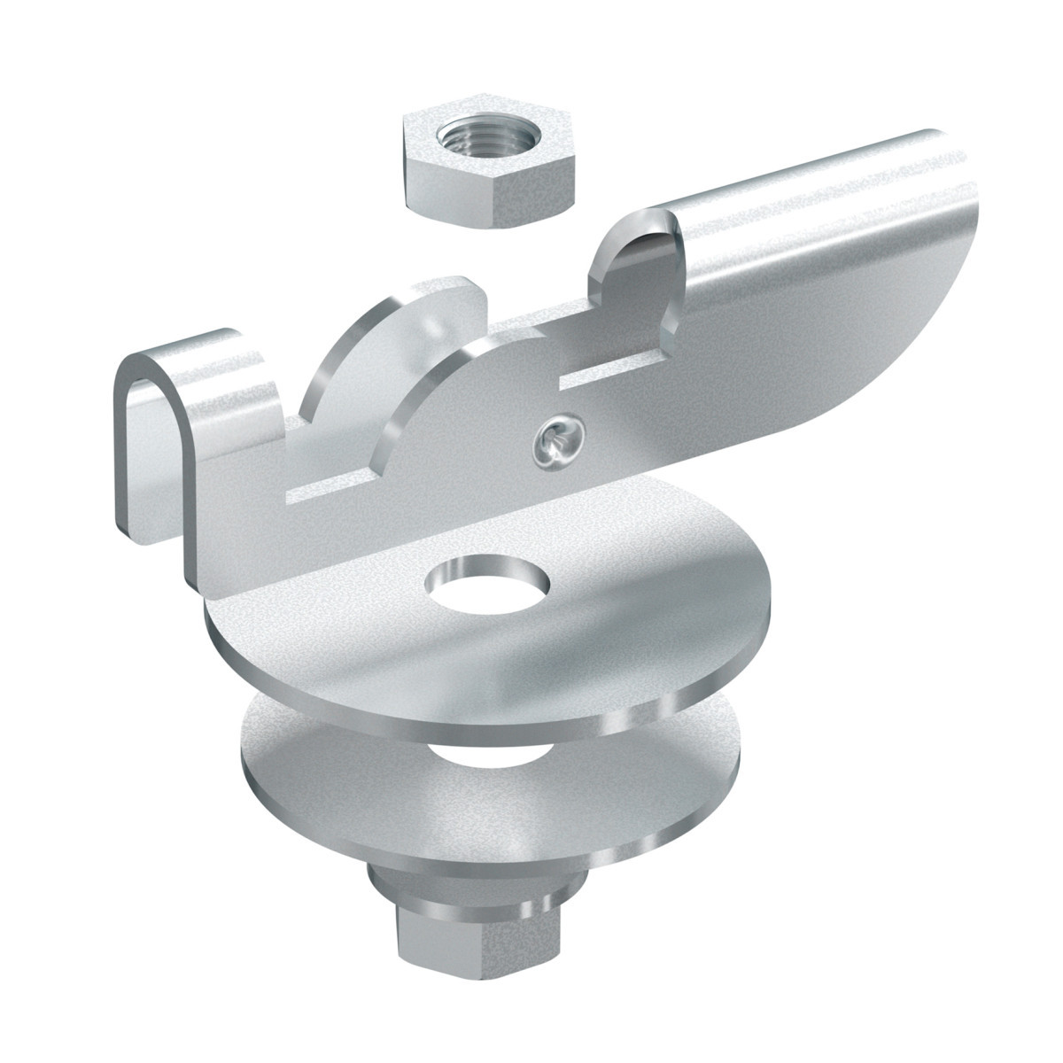 Wibe Defem Ceiling Clamp B48 M8 zinc plated