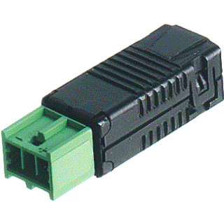 Wieland Bst14i2 groen veerklem male zwart