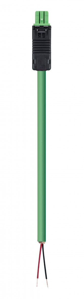 Wieland Bst14i2 kabel F/-0,5MM2 3M groen LS0H 70°C