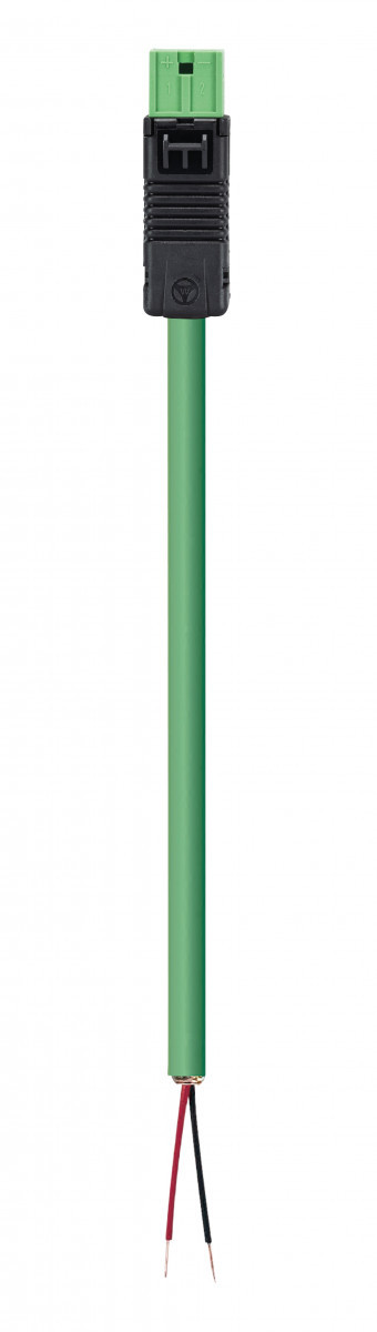 Wieland Bst14i2 kabel M/-0,5MM2 3M groen LS0H 70°C
