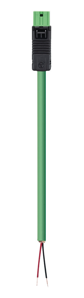 Wieland Bst14i2 kabel M/-0,5MM2 5M groen LS0H 70°C