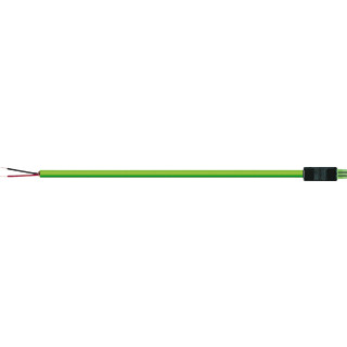 Wieland Bst14i2 patchkabel gebouwinstallatie 2P stekker vrij kabeluiteinde 5000MM