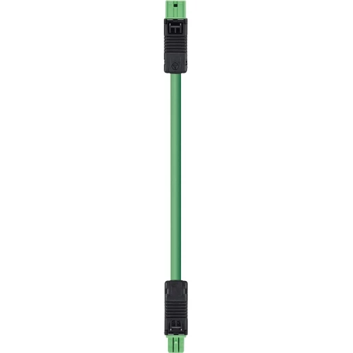 Wieland Bst14i2 kabel M/F 0,5MM2 1,5M groen PVC 70°C