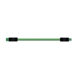 Wieland Bst14i2 patchkabel gebouwinstallatie 2P contrastekker (female) stekker 4000MM bst14i2kfbs5040gn01