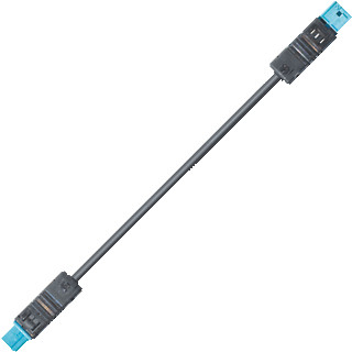 Wieland Bst14i2 kabel M/F 0,5MM2 10M pastelblauw LS0H 70°C