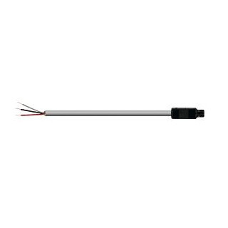 Wieland Gesis patchkabel gebouwinstallatie 3P contrastekker (female) vrij kabeluiteinde 6000MM bst14i3kfb- 50 60SW