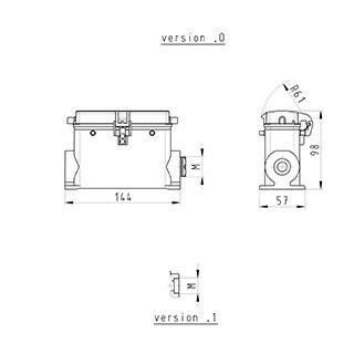 Wieland REVOS Chassisdeel Opbouw 24H M32 links