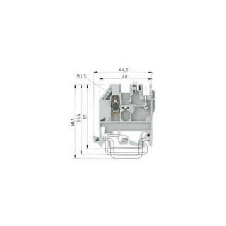 Wieland WK verbindingsrijgklem 0,5-4MM² eendr. grijs