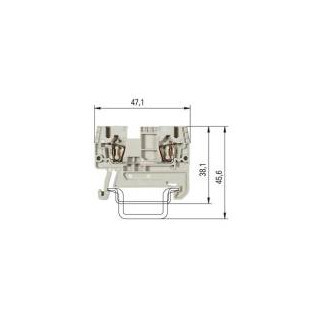 Wieland WKF verbindingsrijgklem 0,13-4MM² eendr. grijs