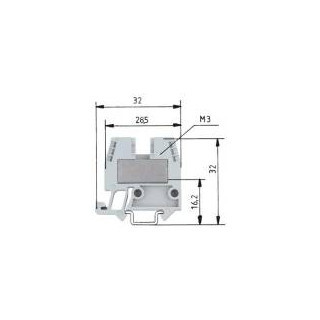 Wieland WK verbindingsrijgklem 0,5-6MM² eendr. grijs