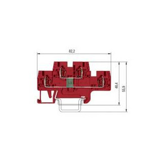 Wieland Etageklem WKFN 2,5 E/35/ld+po24