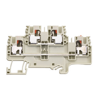Wieland Etageklem verbindingsrijgklem 0,2-4MM² eendr. 0,2-4MM² meerdr. grijs