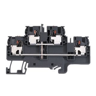 Wieland Etageklem verbindingsrijgklem 0,2-4MM² eendr. 0,2-4MM² meerdr. zwart