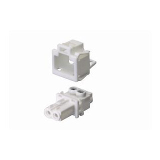 Wieland GST15 apparatuuraansluiting voor insteekbare gebouwinstallatie 2P female recht