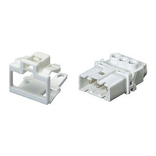 Wieland GST15 apparatuuraansluiting voor insteekbare gebouwinstallatie 3P male recht