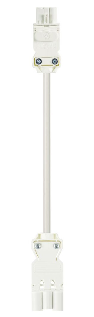 Wieland Gst15i3 kabel M/F 15/18 1,5MM2 0,5M wit LS0H 70°C