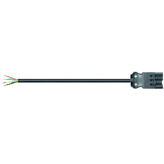 Wieland Gst18i4 patchkabel gebouwinstallatie 4P stekker vrij kabeluiteinde 4000MM