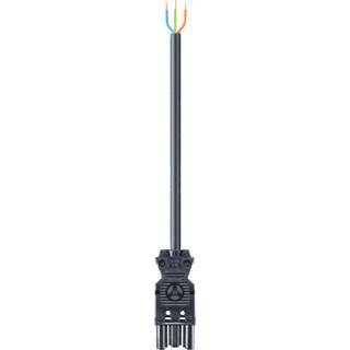 Wieland Gst18i3 patchkabel gebouwinstallatie 3P contrastekker (female) vrij kabeluiteinde 1000MM gst18i3k1b- 15H 10S