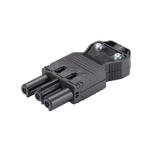 Wieland Female connector met trekontlastinggst18i3s B1 ZR1 M zwart