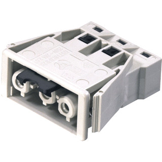 Wieland Gst18i3 apparatuuraansluiting voor insteekbare gebouwinstallatie 3P female recht