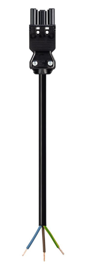 Wieland GST18I3 Gst18i3 Aansluitsnoer female 2,5MM² 3 meter dca zwart