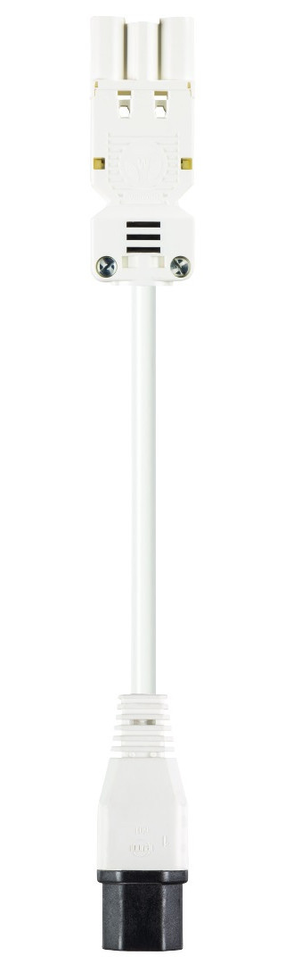 Wieland GST18I3 Gst18i3 Apparatensnoer 1,0MM² 2 meter wit