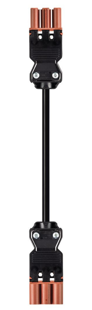 Wieland GST18I3 Gst18i3 Koppelsnoer 2,5MM² 1 meter dca bruin