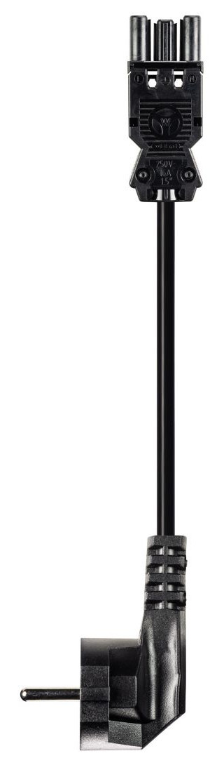 Wieland GST18I3 Gst18i3 Netsnoer 1,5MM² 9 meter PVC eca zwart