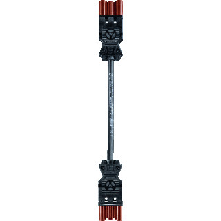 Wieland Gst18i3 patchkabel gebouwinstallatie 3P contrastekker (female) stekker 1000MM