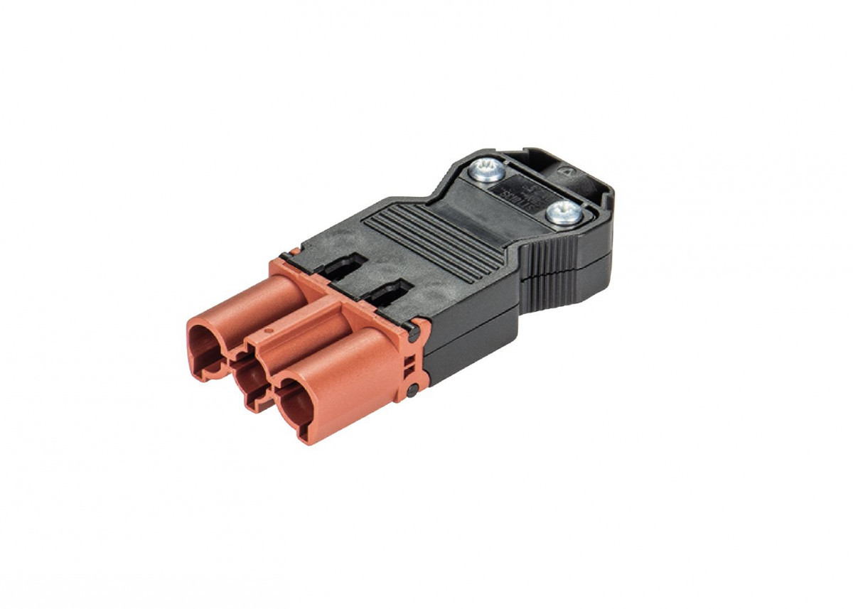 Wieland GST18I3 Male Connector met trekontlasting gst18i3s S1 ZR1 M bruin