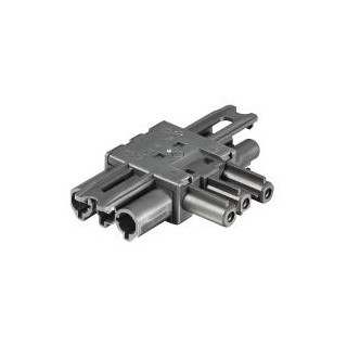 Wieland Gst18i3 T-splitter plat zwart rechts