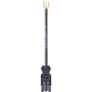 Wieland Gst18i3 patchkabel gebouwinstallatie 3P contrastekker (female) vrij kabeluiteinde 2500MM