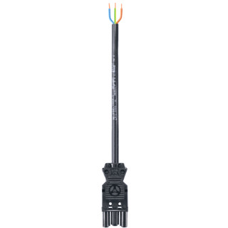 Wieland Gst18i3 patchkabel gebouwinstallatie 3P contrastekker (female) vrij kabeluiteinde 2000MM