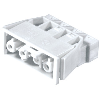 Wieland Gst18i4 apparatuuraansluiting voor insteekbare gebouwinstallatie 4P female recht