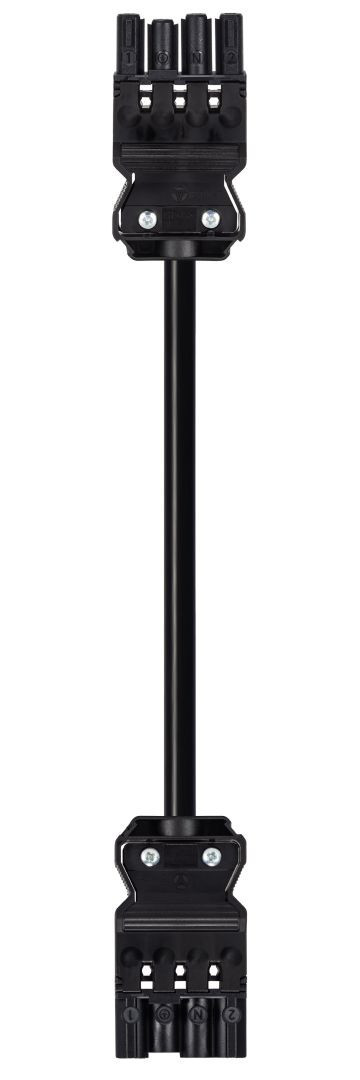 Wieland GST18i4 Gst18i4 Koppelsnoer 1,5MM² 8 meter dca zwart