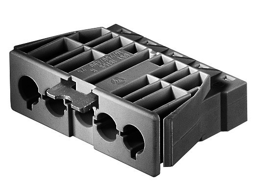 Wieland Gst18i5 apparatuuraansluiting voor insteekbare gebouwinstallatie 5P male recht