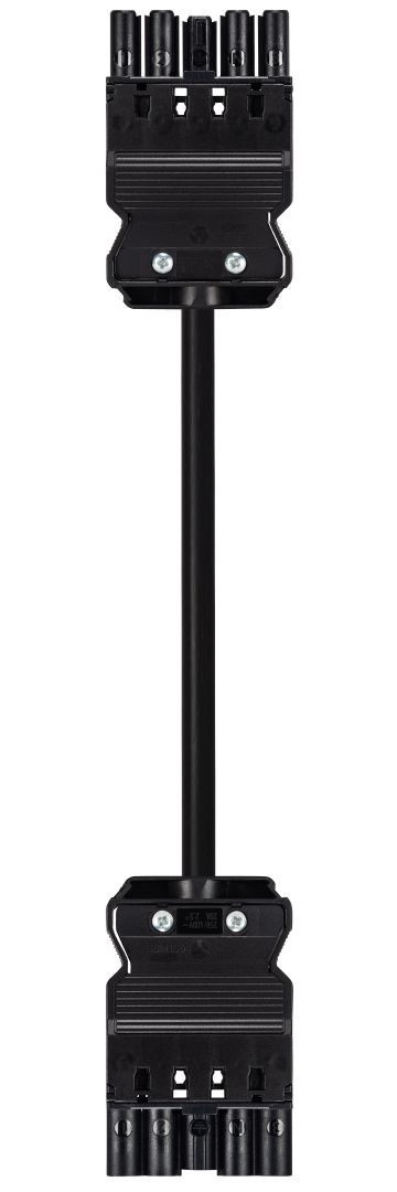 Wieland GST18i5 Gst18i5 Koppelsnoer 2,5MM² 2 meter dca zwart