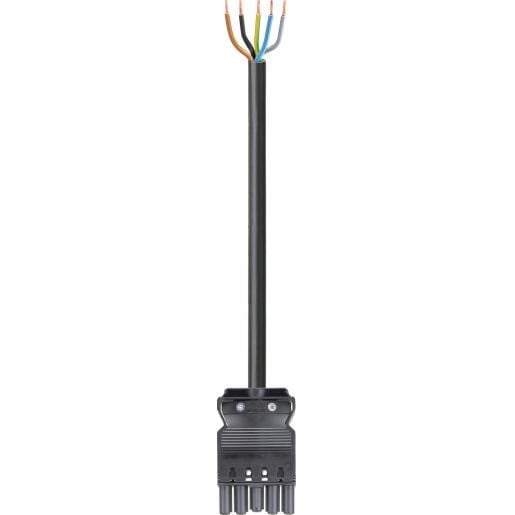Wieland Gst18i5 patchkabel gebouwinstallatie 5P contrastekker (female) vrij kabeluiteinde 9000MM gst18i5ksb- 25 90SW