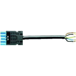 Wieland Gst18i5 patchkabel gebouwinstallatie 5P stekker vrij kabeluiteinde 8000MM gst18i5kss2580pb02
